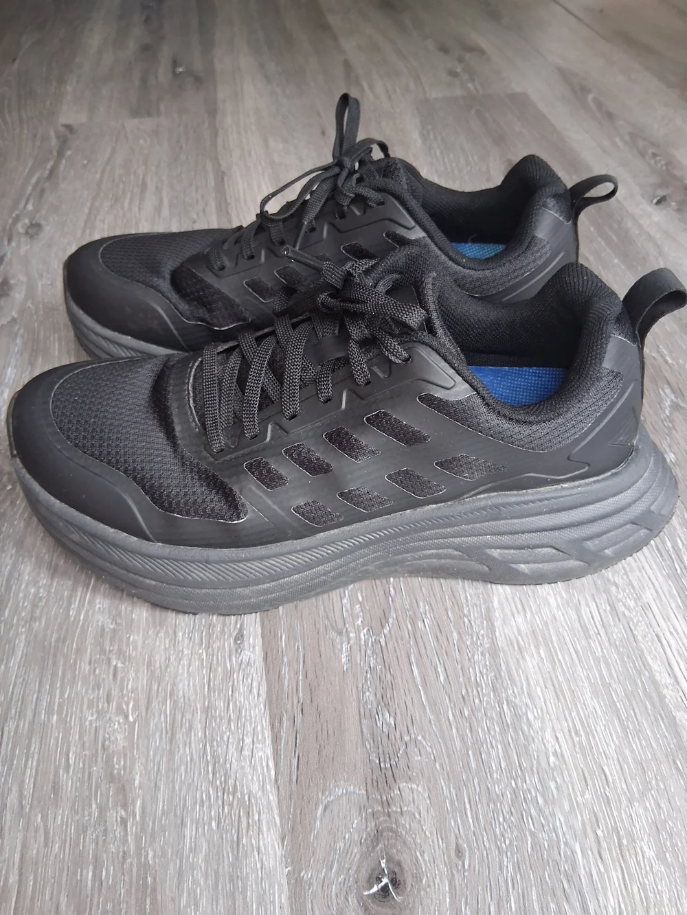 Nortiv Women's Black Walking Breathable Cushioned Athletic Shoes Size 8